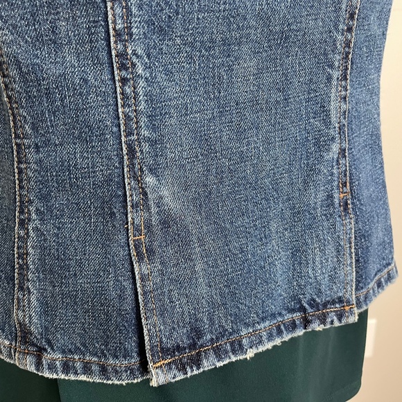 Lauren Jeans CO Denim Jacket with RLL Monogram Buttons size L - Picture 11 of 16